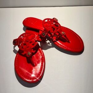 BRAND NEW- Tory Burch Miller Red Sandal-Womens Size 8